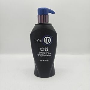 He's a 10 Miracle 3-in-1 Shampoo, Conditioner, & Body Wash